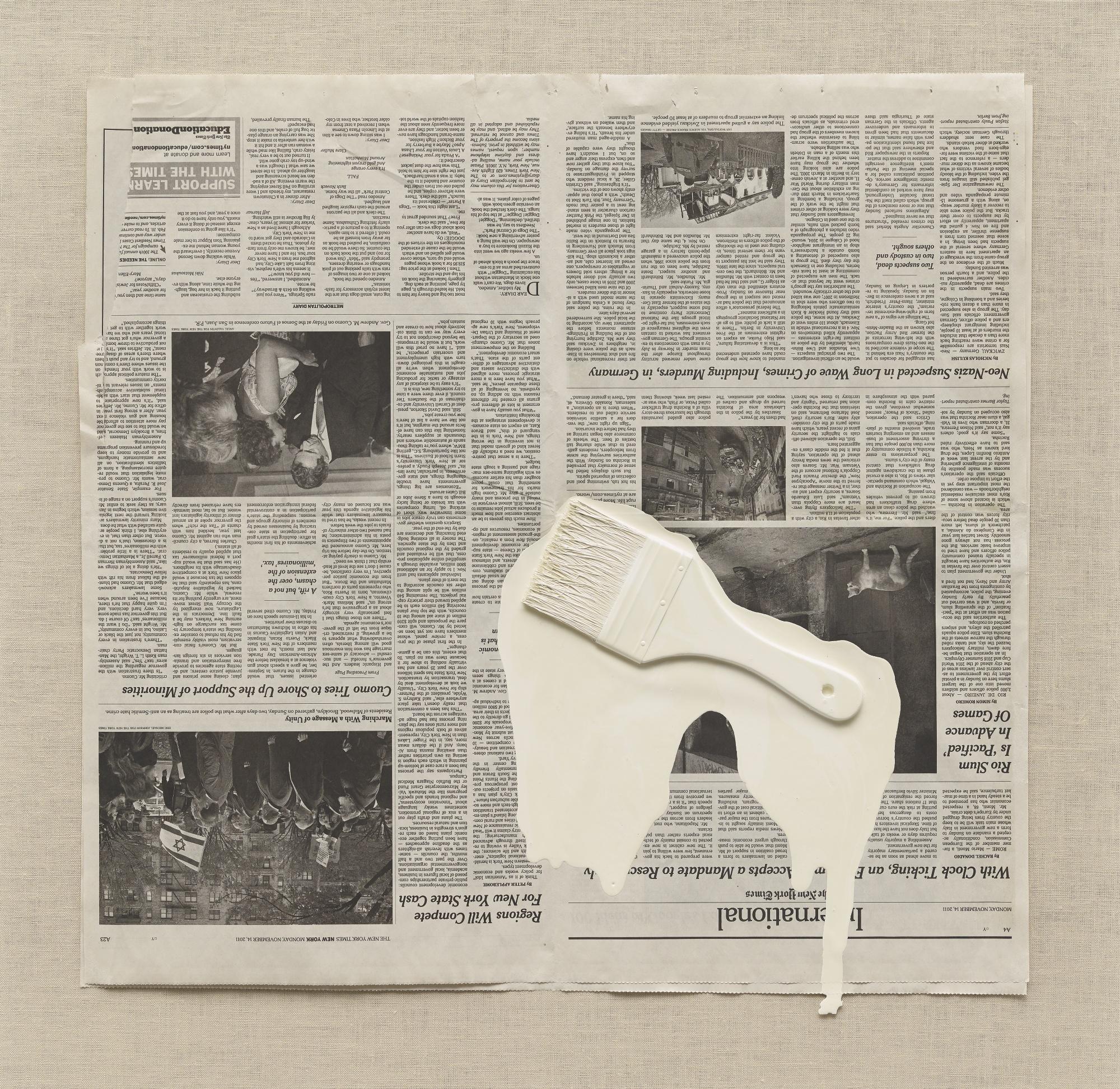 Paul Sietsema - Untitled 2 (Brush Painting)