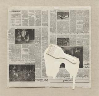 Paul Sietsema - Untitled 2 (Brush Painting)