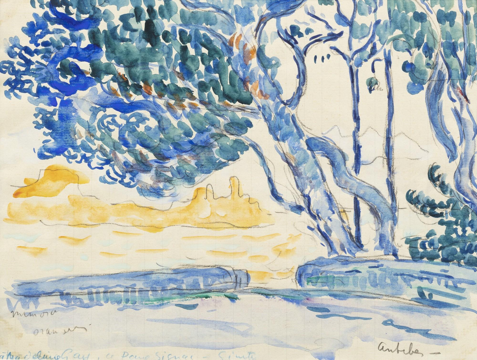 Paul Signac - Antibes, vu de Juan-les-Pins
