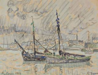 Paul Signac - Audierne, Le Port