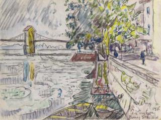 Paul Signac - Bourg-Saint-Andéol