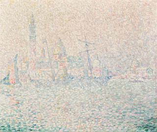Paul Signac - Brume rose. Isola di San Giorgio (Venise)
