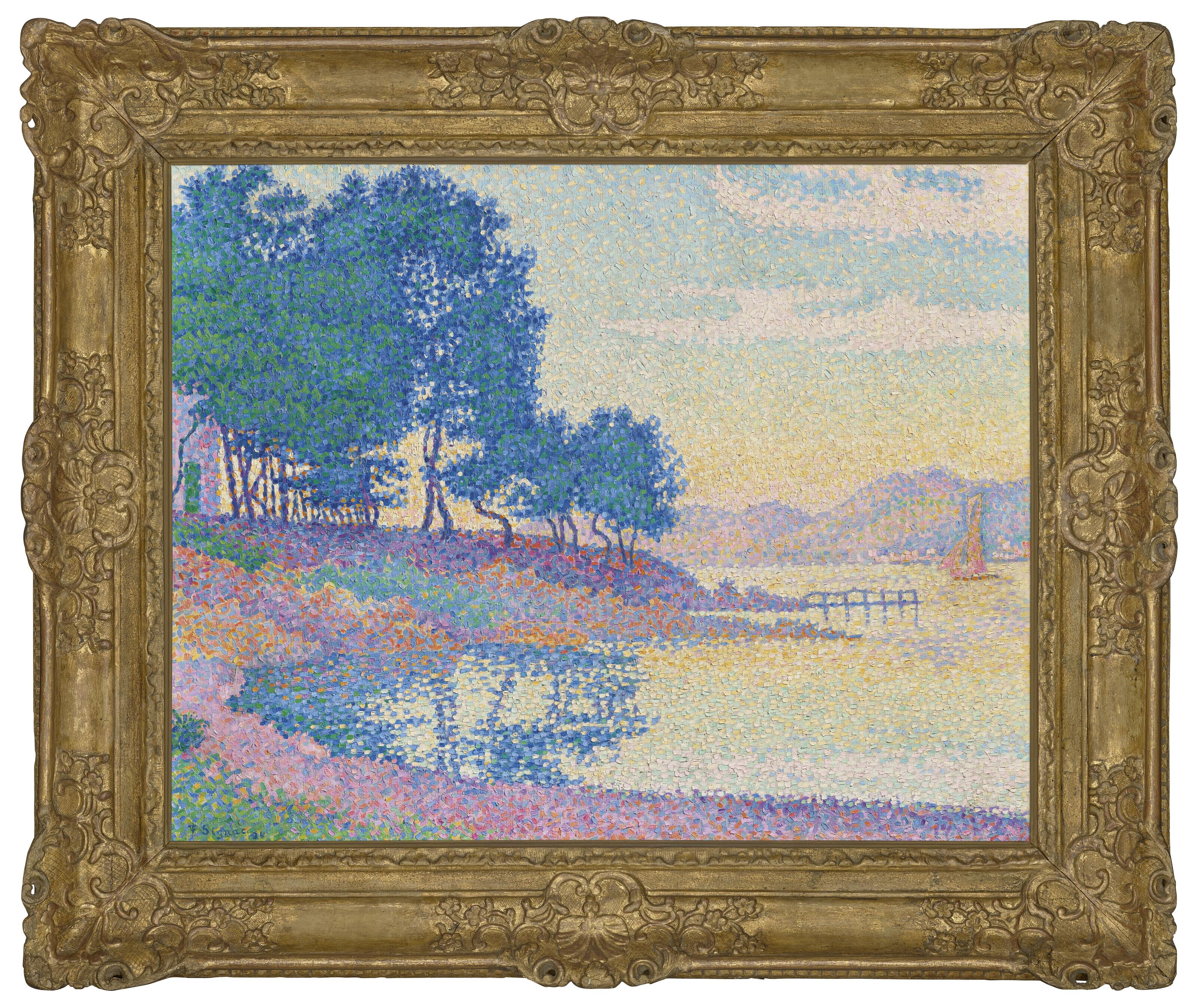 Paul Signac - Calanque des Canoubiers (Pointe de Bamer), Saint-Tropez
