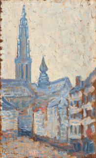 Paul Signac - Cathédrale d’Anvers (Liebfrauenkathedrale in Antwerpen)