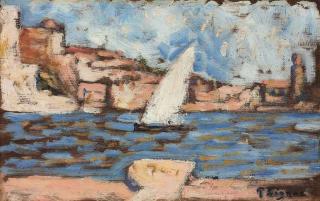 Paul Signac - Collioure. La tartane