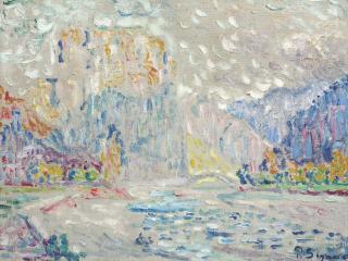 Paul Signac - Etude pour Castellane