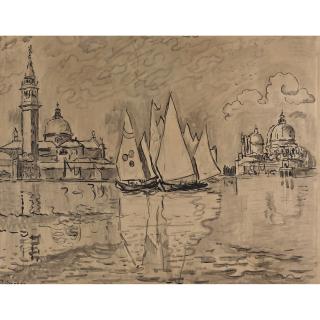 Paul Signac - Étude Pour \'Venise. Matin - Recto Étude Pour \'Venise. Saint-Georges - Verso