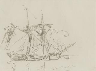 Paul Signac - Goélette À Quai