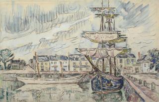 Paul Signac - Goélettes à quai