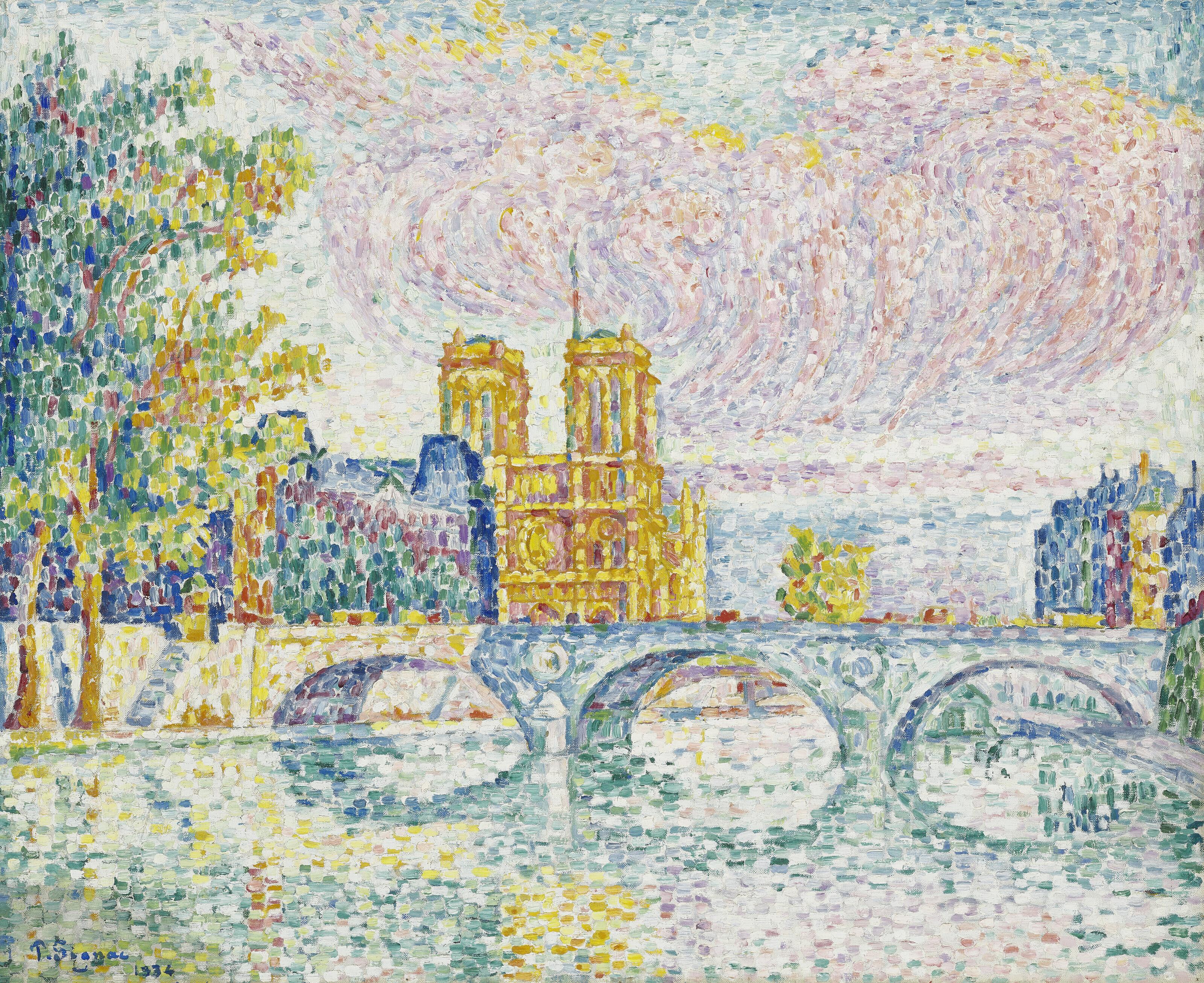 Paul Signac - La Cité, Paris