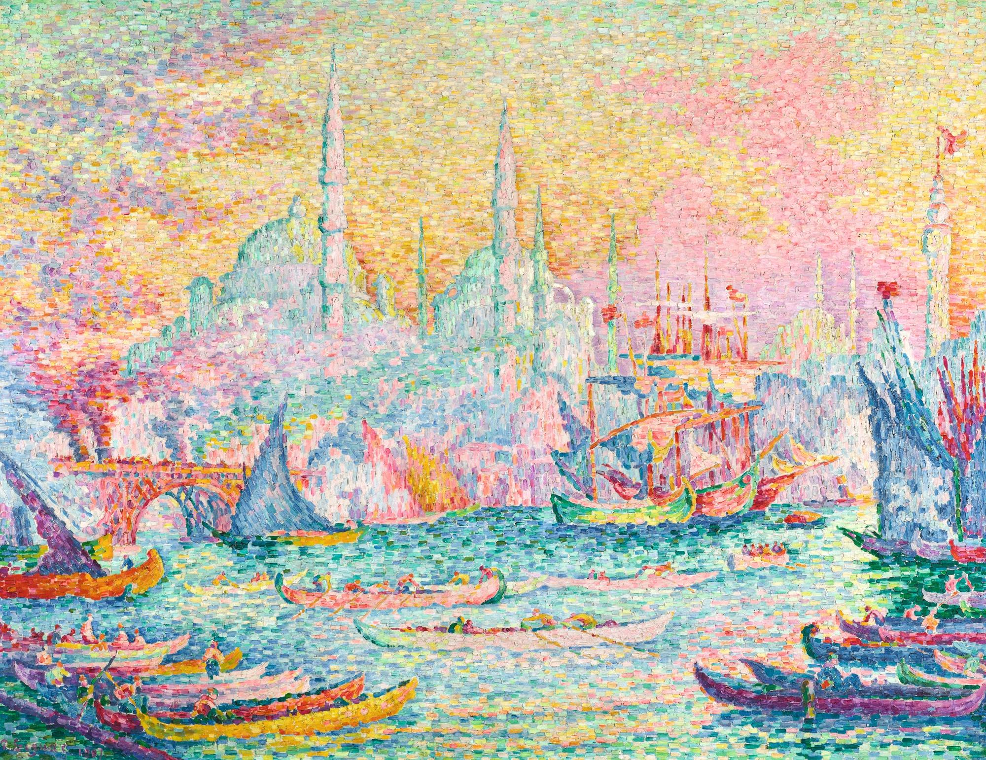 Paul Signac - La Corne D\'Or (Constantinople)