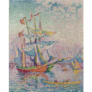 Paul Signac - La Corne D\'Or.  Le Pont