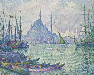 Paul Signac - La Corne d\'Or, les minarets