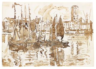 Paul Signac - La Rochelle, Barques De Pêche