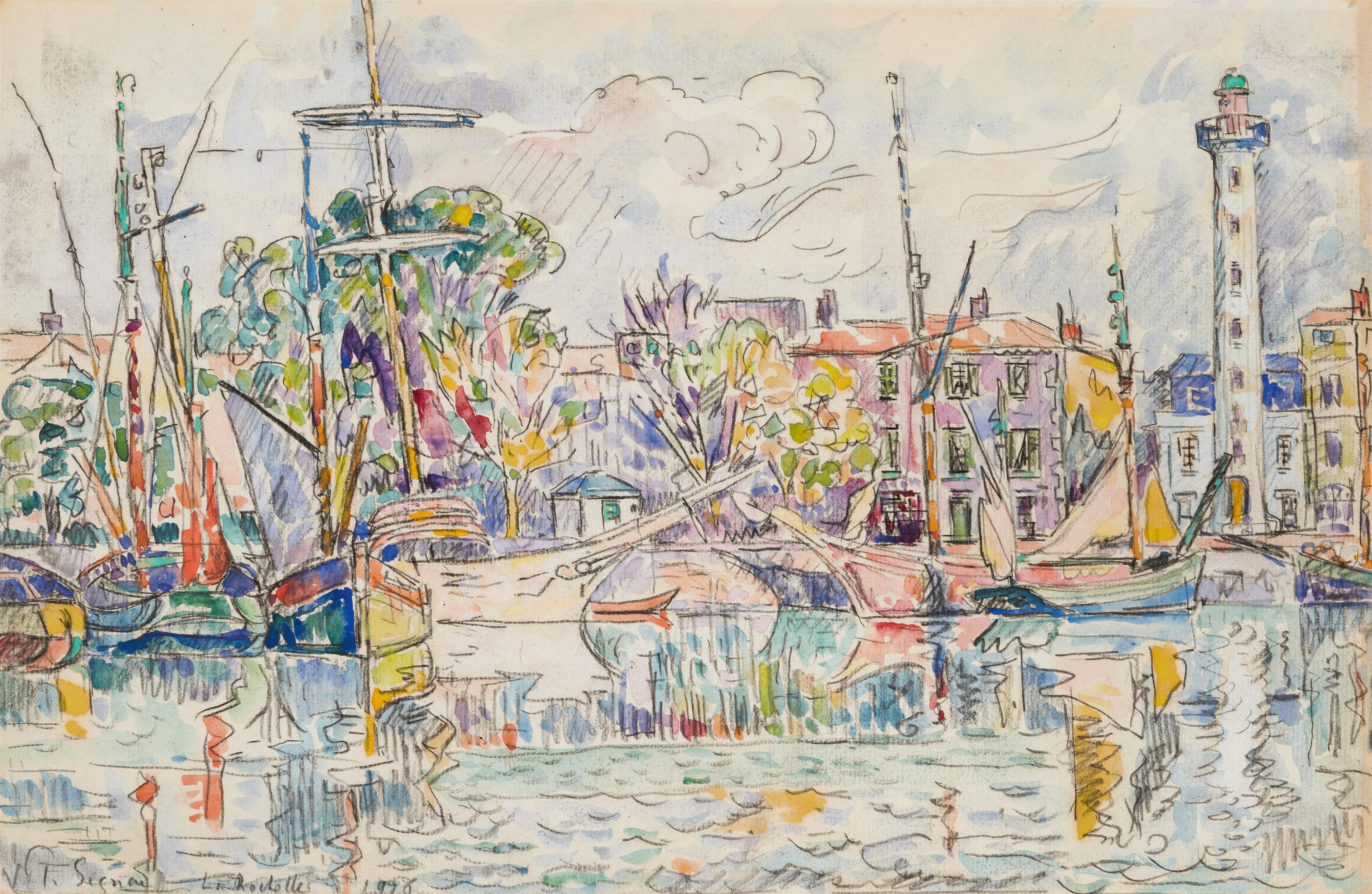 Paul Signac - La Rochelle, le phare