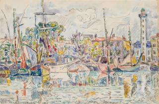 Paul Signac - La Rochelle, le phare