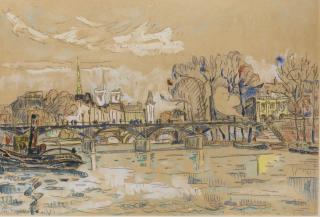 Paul Signac - La Seine Au Ponts Des Arts