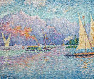 Paul Signac - Lac Léman (Saint-Gingolphe)