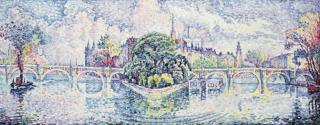 Paul Signac - Le jardin du Vert-Galant