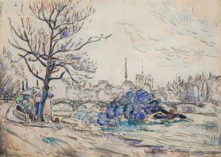 Paul Signac - Le Pont des Arts à Paris