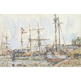 Paul Signac - Le Port De Saint-Servan