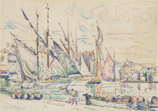 Paul Signac - Le port de St. Tropez
