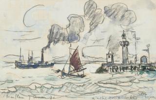 Paul Signac - Le Port D\'Honfleur