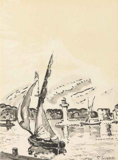 Paul Signac - Le Voilier
