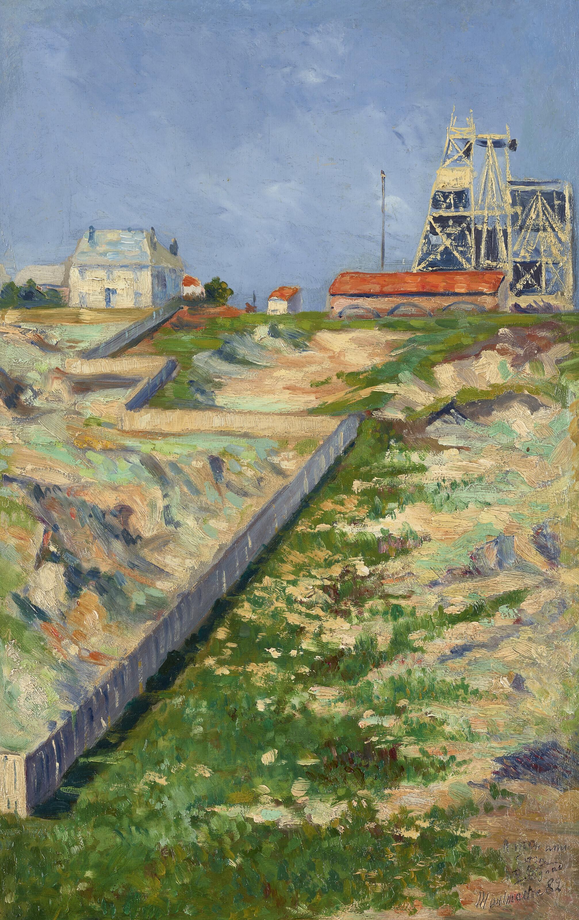 Paul Signac - L\'échafaudage du Sacré-Coeur