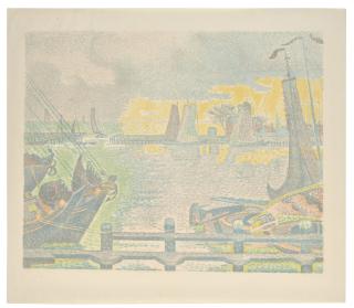 Paul Signac - Les Bateaux à Flessingue