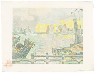 Paul Signac - Les Bateaux À Flessingue