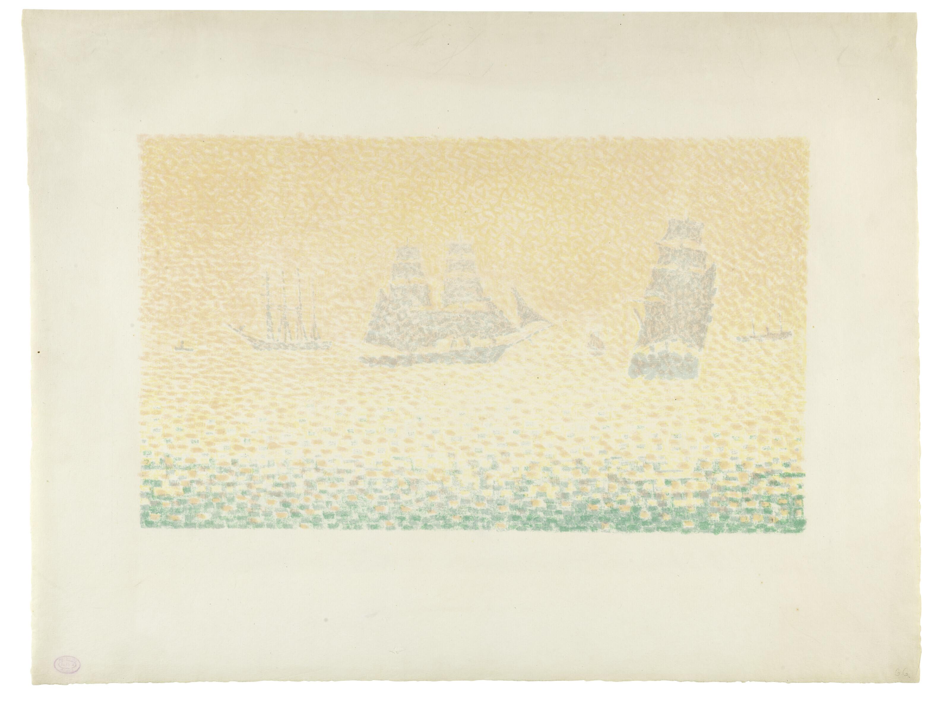 Paul Signac - Les Bateaux