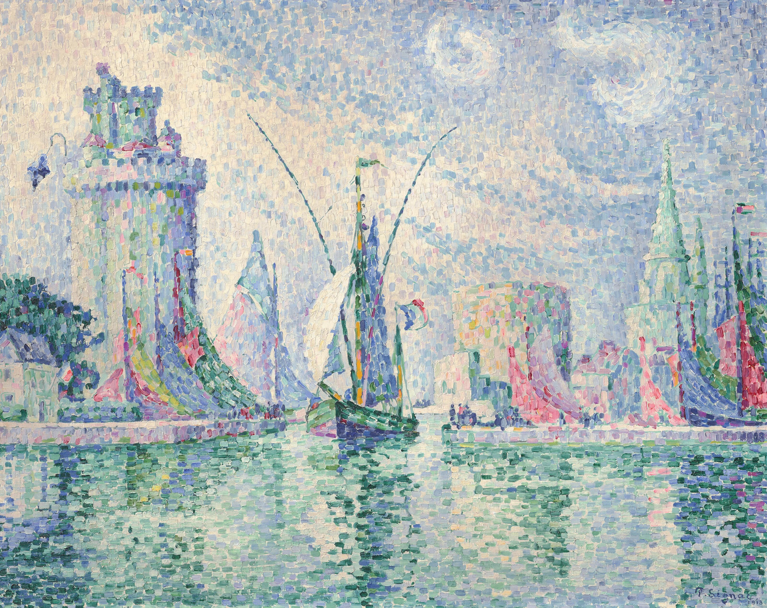 Paul Signac - Les tours vertes, la Rochelle