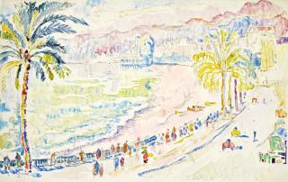Paul Signac - Nice, La Promenade Des Anglais
