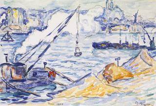 Paul Signac - Paris, La Seine Au Pont De Grenelle