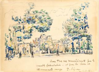 Paul Signac - Paris, le Jardin des Tuileries