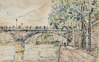 Paul Signac - Paris. Le Pont Des Arts