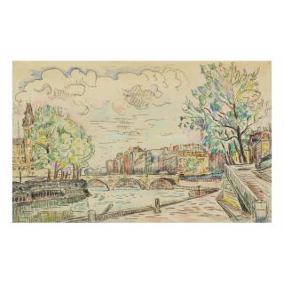 Paul Signac - Paris, Le Pont Louis Philippe