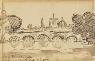 Paul Signac - Paris. Le pont Marie