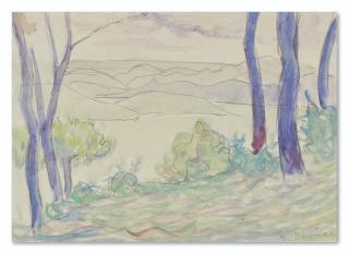 Paul Signac - Paysage méditerranéen