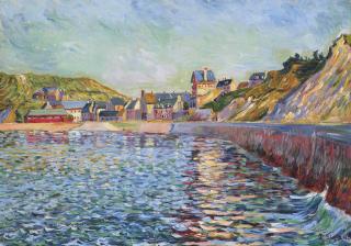 Paul Signac - Port-en-Bessin, L\'avant-port