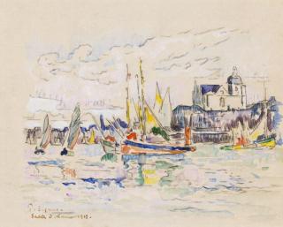 Paul Signac - Sables d\'Olonne, Vue du Port
