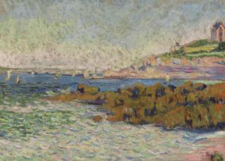 Paul Signac - Saint-Briac, la balise Le Cheval