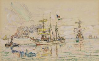 Paul Signac - Saint-Malo. Les Terreneuvas