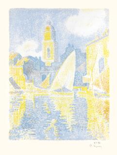 Paul Signac - Saint-Tropez: Le Port (Kornfeld And Wick 19)