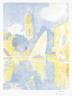 Paul Signac - Saint-Tropez: Le Port (Kornfeld/Wick 19)