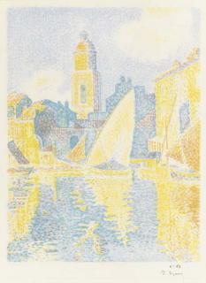 Paul Signac - Saint-Tropez: Le Port (Kornfeld & Wick 19)