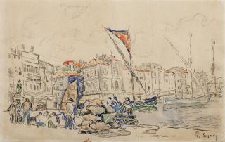 Paul Signac - Saint-Tropez, Le Port