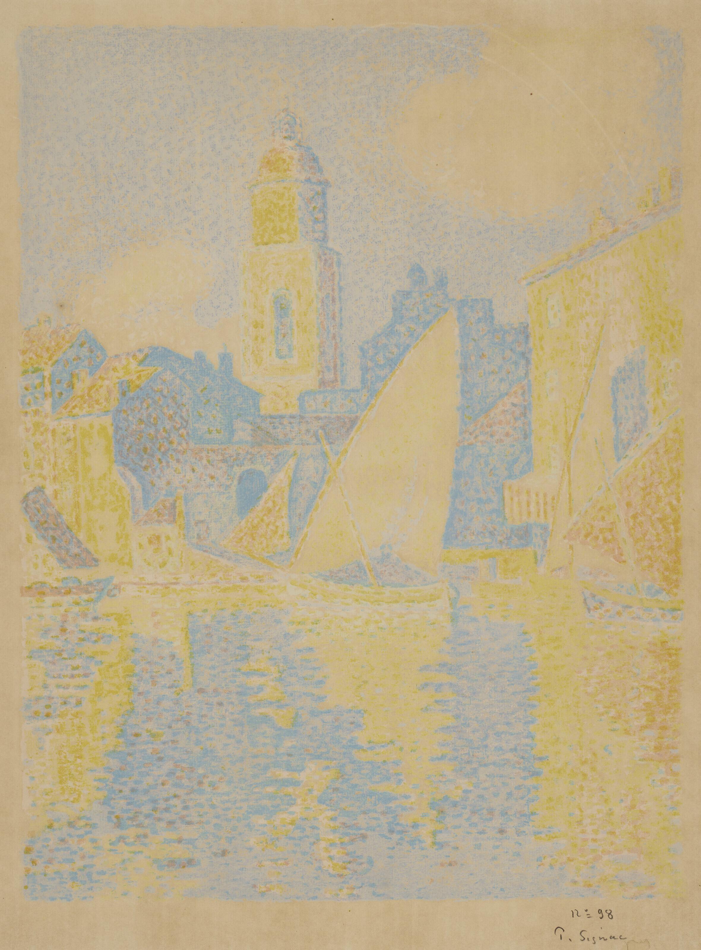 Paul Signac - Saint-Tropez: Le Port