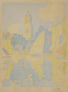 Paul Signac - Saint-Tropez: Le Port